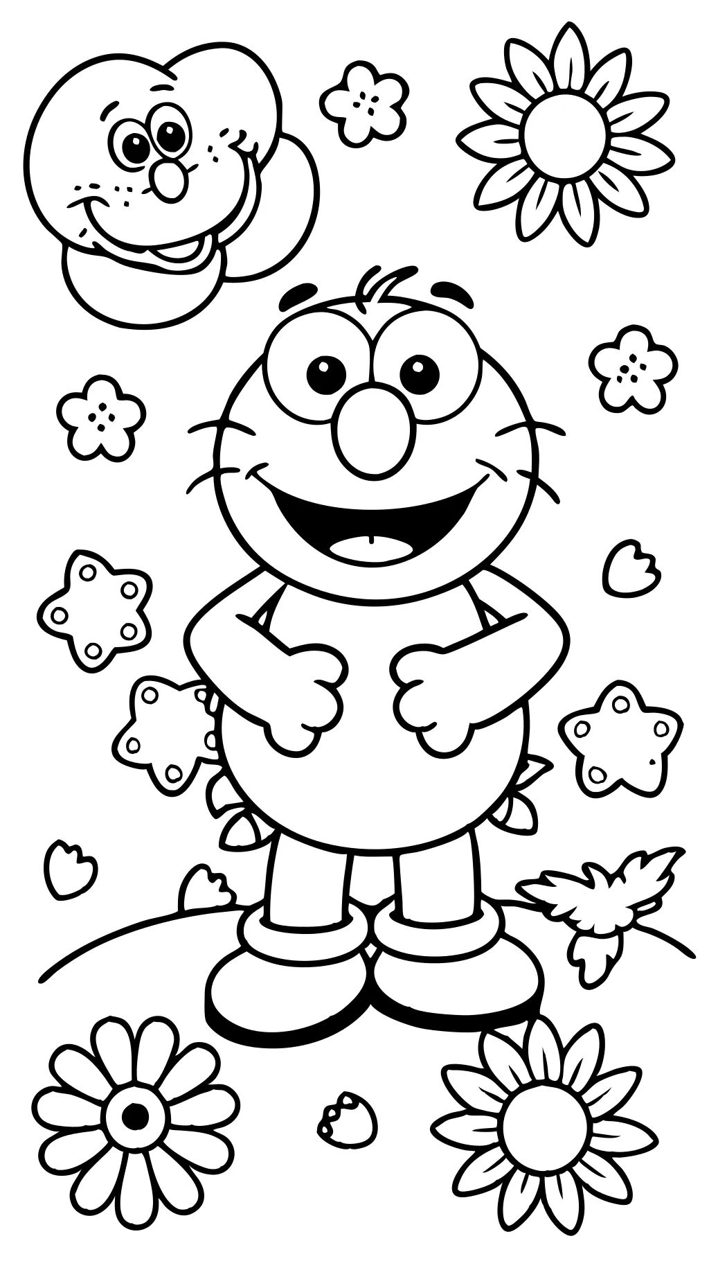 coloring pages elmo